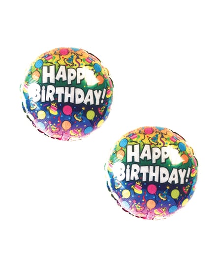Neva Nude Happy Birthday Balloon Pasties – Multicolor O/S by Neva nude product image
