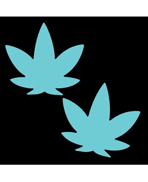 Neva Nude Weed Leaf Pasties – Glow-in-the-Dark O/S by Neva nude product image