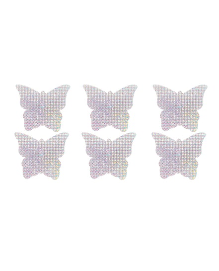 Neva Nude Razzle Dazzle Crystal Butterfly Jewel Sparkle Body Stickers – Pack of 6 by Neva nude product image