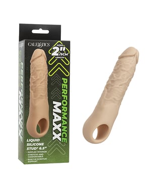 Performance Maxx Liquid Silicone Stud Penis Extension – Ivory by Performance Maxx product image