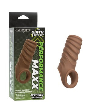 Performance Maxx Liquid Silicone Reversible Sleeve – Brown by Performance Maxx product image