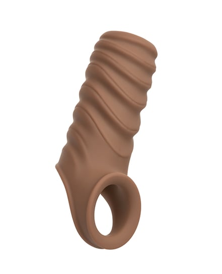 Performance Maxx Liquid Silicone Reversible Sleeve - Brown