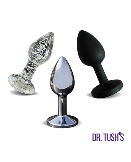 Dr. Tush’s First Step Collection Anal Plug Set – Glass, Metal, Silicone by Dr. Tush's product image