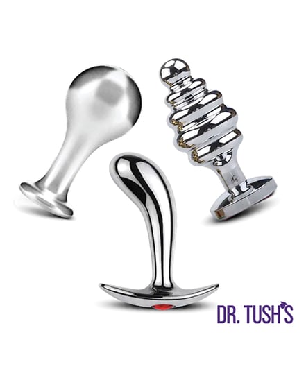 Dr. Tush’s Tools of Temptation Small Anal Plug Set – Metal by Dr. Tush's product image
