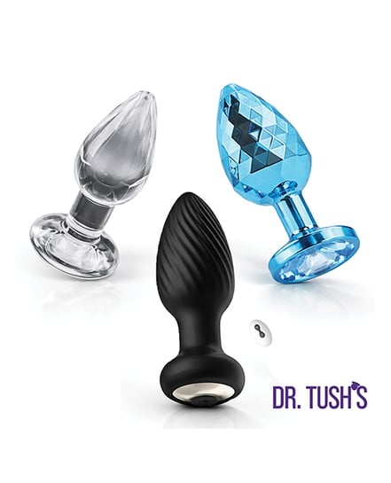 Dr. Tush’s Venture Collection Anal Plug Set Small – Glass, Metal, Silicone by Dr. Tush's product image