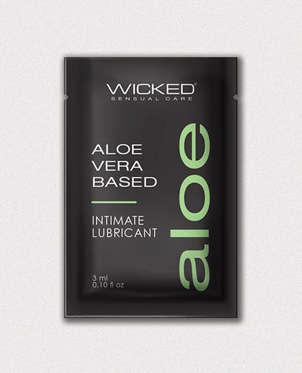 Wicked Sensual Care Aloe Vera Based Intimate Lubricant – .1 oz by Wicked Sensual Care product image