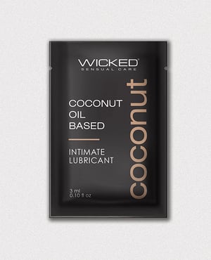 Wicked Sensual Care Coconut Oil Based Lube - .1 oz