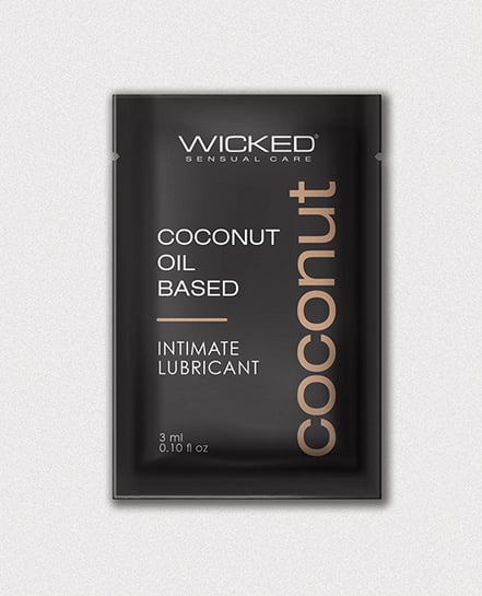 Wicked Sensual Care Coconut Oil Based Lube – .1 oz by Wicked Sensual Care product image