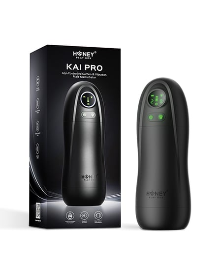 Kai Pro App-Controlled Sucking & Vibrating Male Masturbator by Sportsheets product image