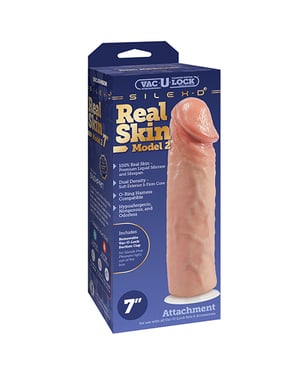 Vac-U-Lock x SILEX-D 7″ Premium Real Skin Model 2 w/Removable Vac-U-Lock Suction Cup by Vac-U-lock product image