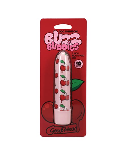 GoodHead Buzz Buddies 5″ Multi-Speed Vibe – Cherries by GoodHead product image