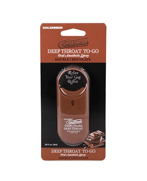 GoodHead Deep Throat Spray To-Go – .30 oz Double Chocolate by GoodHead product image