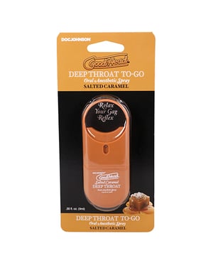 GoodHead Deep Throat Spray To-Go – .30 oz Salted Caramel by GoodHead product image