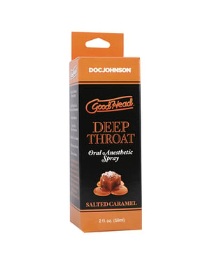 GoodHead Deep Throat Spray - 2 oz Salted Caramel