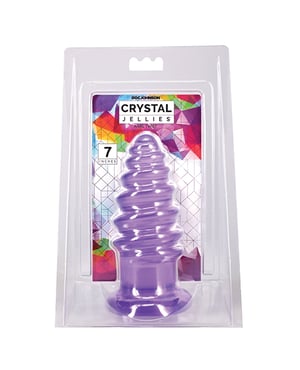 Crystal Jellies 7″ Anal Twist – Purple by Crystal Jellies product image