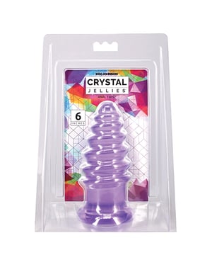 Crystal Jellies 6″ Anal Twist – Purple by Crystal Jellies product image