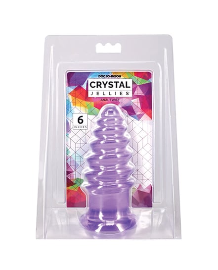 Crystal Jellies 6″ Anal Twist – Purple by Crystal Jellies product image