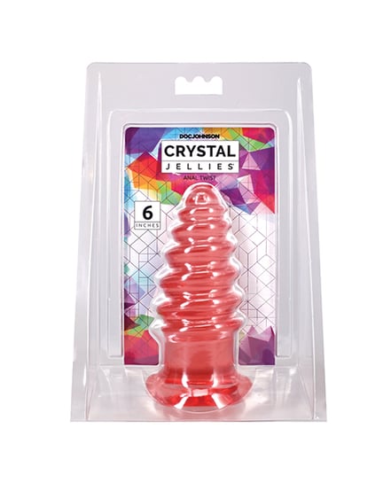 Crystal Jellies 6″ Anal Twist – Pink by Crystal Jellies product image