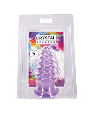 Crystal Jellies 5″ Anal Twist – Purple by Crystal Jellies product image
