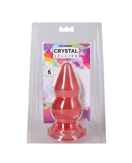 Crystal Jellies 6″ Double Pop Plug – Pink by Crystal Jellies product image