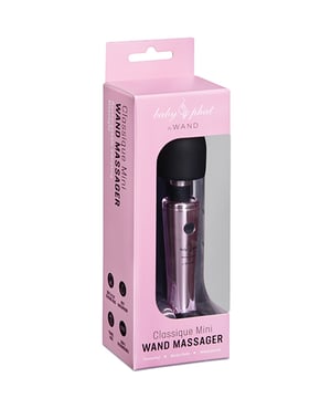 Le Wand Baby Phat Classique Mini Wand – Deep – Pink by Le Wand product image