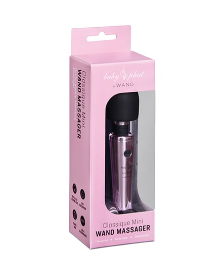 Le Wand Baby Phat Classique Mini Wand – Deep – Pink by Le Wand product image