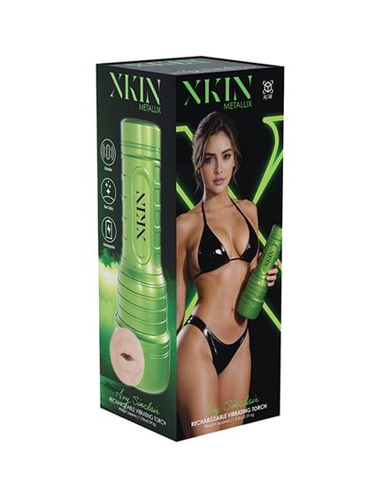 Shots Xkin Ivy Sinclair Vibrating Torch Masturbator by Shots product image