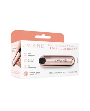 Le Wand Rechargeable Rose Gold Bullet Vibrator by Le Wand product image