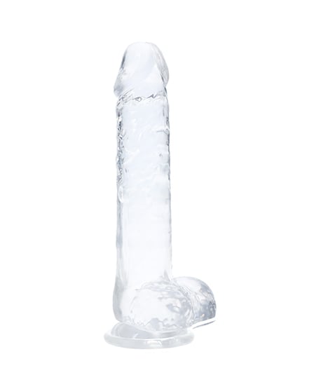 Shots Real Rock LED Touch 7" Dong - Crystal Clear