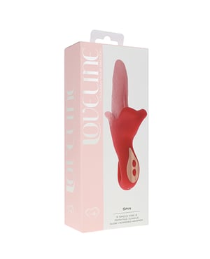 Shots Loveline Spin Rotating Tongue - Pink