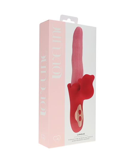 Shots Loveline Langue Wavelike Vibrating Tongue – Pink by Shots product image