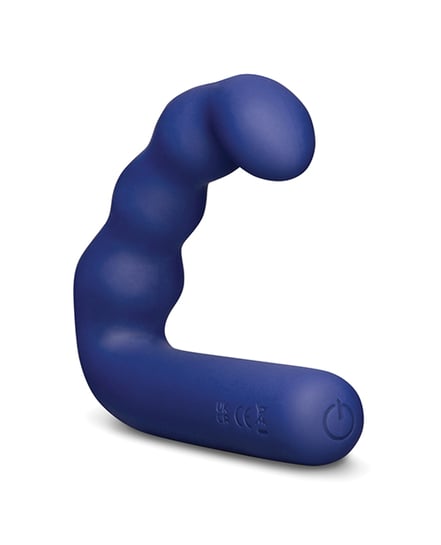 b-Vibe U-Prostate Ripple Massager - Navy Blue