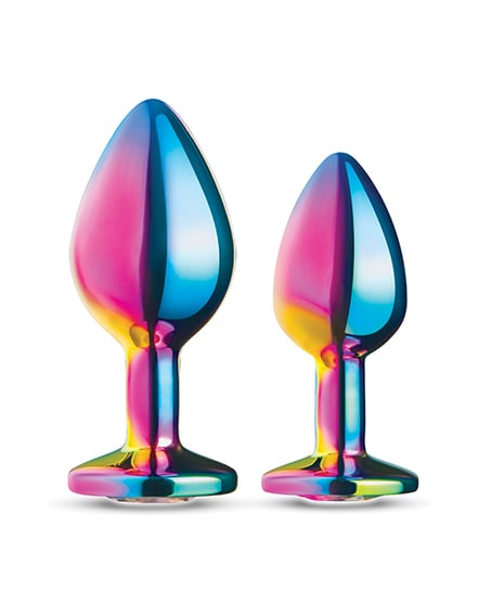 b-Vibe Rainbow Bling Anal Training Set - 2 pc Set