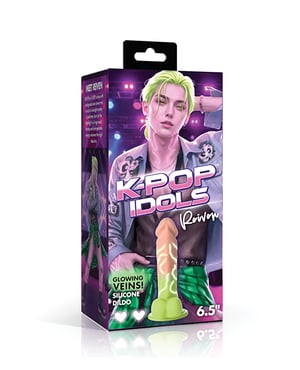 K Pop Idols Silicone Dildo w/Balls #6 by XR Brands product image