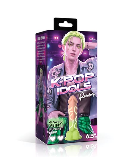 K Pop Idols Silicone Dildo w/Balls #6 by XR Brands product image