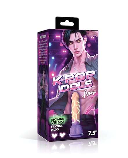 K Pop Idols Silicone Dildo w/Balls #4 by XR Brands product image