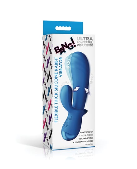 Bang! BG Thick Silicone Rabbit – Blue by Bang! product image