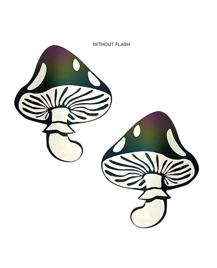 Neva Nude Reflective Toadstool Pasties - Multicolor O/S