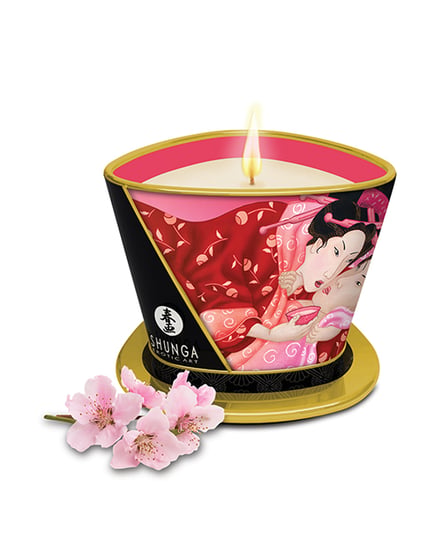 Shunga Massage Candle - 5.7 oz Cherry Blossom