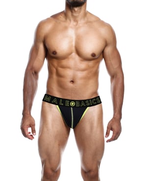 Male Basics Neon Thong Yellow – Neon Yellow XL by MaleBasics product image