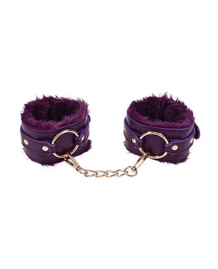 Sex & Mischief Amethyst Fur Handcuffs by Sex & Mischief product image