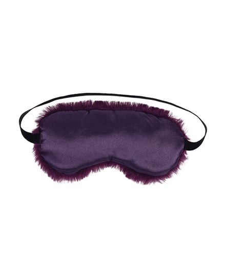 Sex & Mischief Amethyst Fur Blindfold