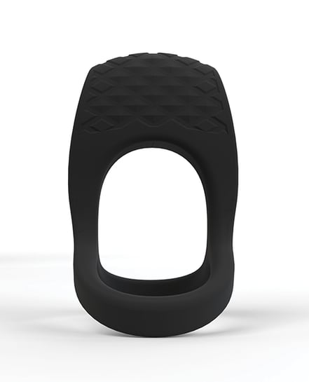 Screaming O Big O Pro Strapped Vibrating Ring - Black