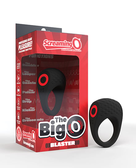 Screaming O Big O Pro Blaster Vibrating Ring – Black by Screaming O product image