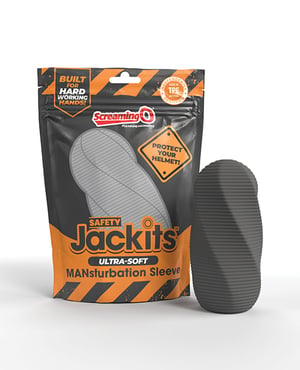 Screaming O Safety Jackits Ultra-Soft MANsturbation Sleeve – Grey by Screaming O product image