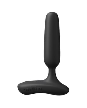 Lovense Glint App Controlled Touch Responsive Vibrating Butt Plug – Black by Lovense product image