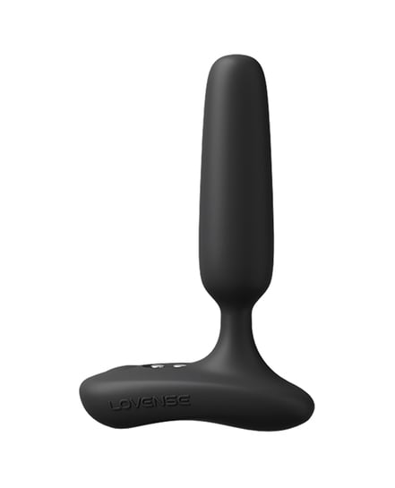 Lovense Glint App Controlled Touch Responsive Vibrating Butt Plug – Black by Lovense product image