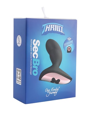 Thrillz Sec Bro Silicone Prostate Massager w/Remote by Our Erotic Journey product image
