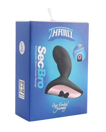 Thrillz Sec Bro Silicone Prostate Massager w/Remote by Our Erotic Journey product image