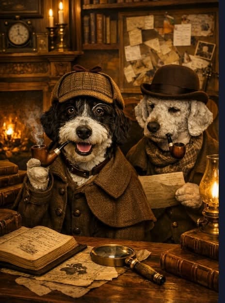 Doodle Dandy Sherlock Holmes Litter Bernedoodle puppies